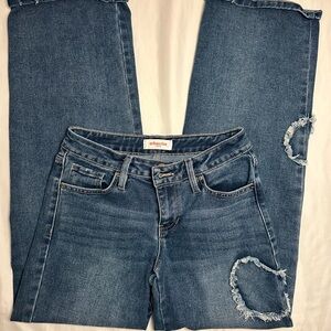 Classic Blue Straight Leg Jeans